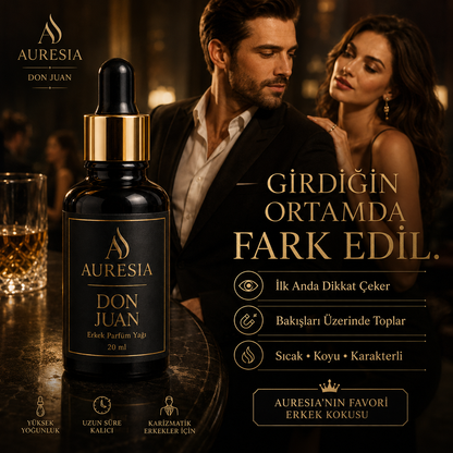 Auresia Don Juan – Erkek Parfüm Yağı 20 ml